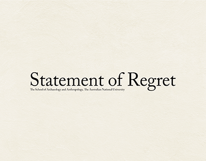 Statement of Regret