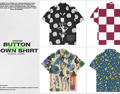 Button Down Shirt - Mockup (1 free)