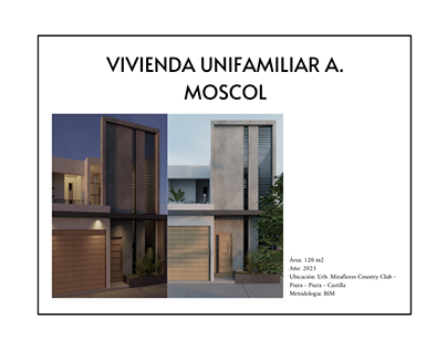 Project thumbnail - VIVIENDA UNIFAMILIAR A. MOSCOL