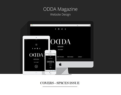 ODDA Magazine (Website Design)