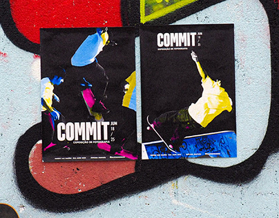 Commit Skateboard Event Posters