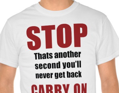 Another second, bold comical T-shirt