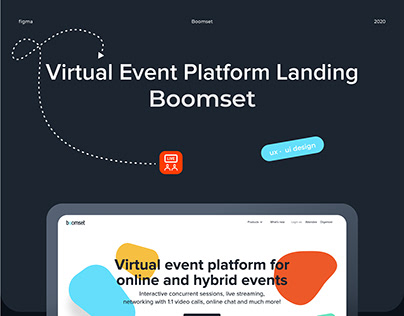 Virtual Event Platform Landing Page
