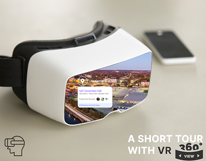 Choose destination with VR app