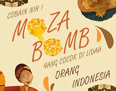 Poster Moza Bomb (Ethnic Art)
