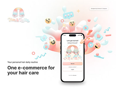 Project thumbnail - Hair-ly Routine - app e-commerce