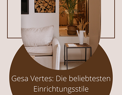 Gesa Vertes: Heute beliebte Einrichtungsstile
