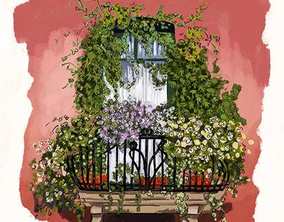 Illustration of a Balcony
