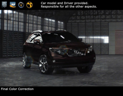 3D Environment - Lexus RX Hangar