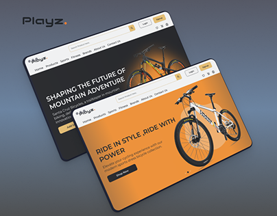 Playz.(sports product)-Responsive website