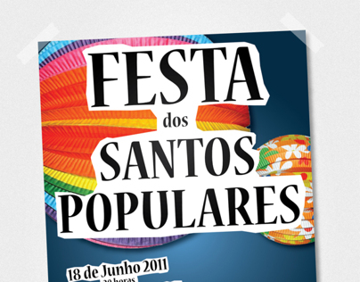 Festa dos Santos Populares - Poster design