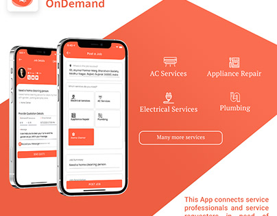 On-demand service app