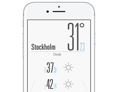 Weather App Design