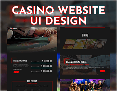 CASINO WEBSITE UI DESIGN