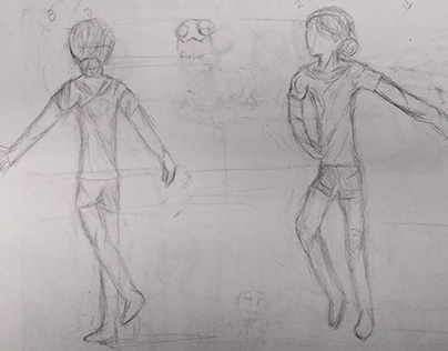 Pirouette motion sketch