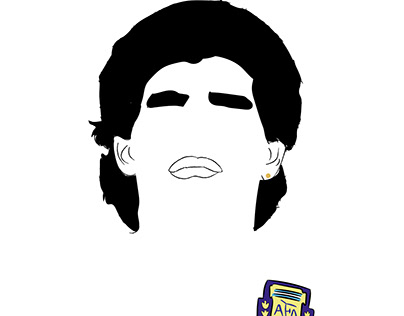 Maradona Illustration