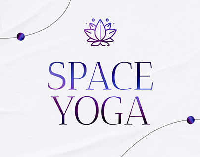 Landing page "Space Yoga"