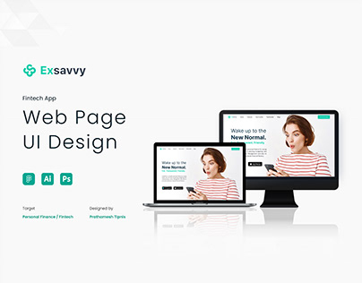 Exsavvy Webpage UI Design