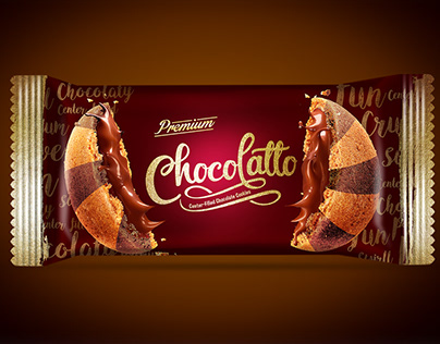 Chocolate Filled biscuit Packaging