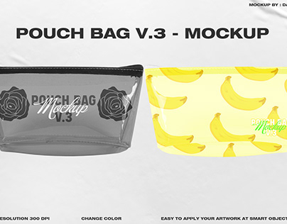 Pouch Bag V.3 - Mockup (1 free)