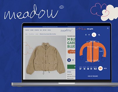 E-commerce Website Re-design | Meadow