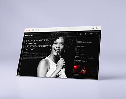 Web Design- Whitney Houston