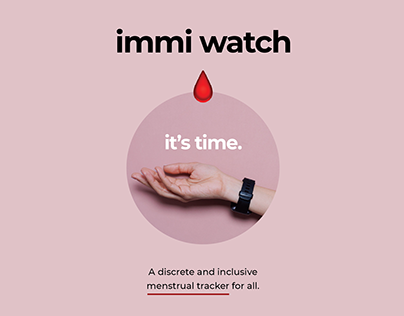 IMMI WATCH | A philanthropic wearable device for women