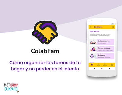 ColabFam: App Colaborativa | Diseño UX UI