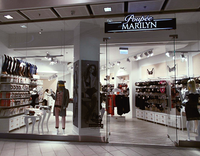 Marilyn Poupee-retail interior
