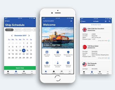 Maritime Ship Tracking App - Revamp Concept