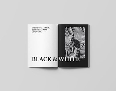 Black & White | Editorial Design