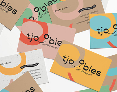 Tjoobies Eyewear Leashes Logo & Brand Identity