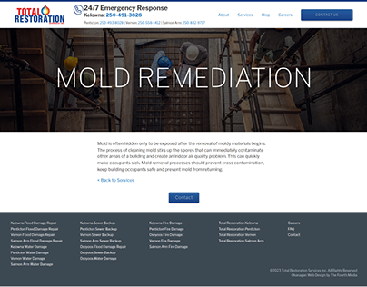 Mold Remediation Services in Kelowna