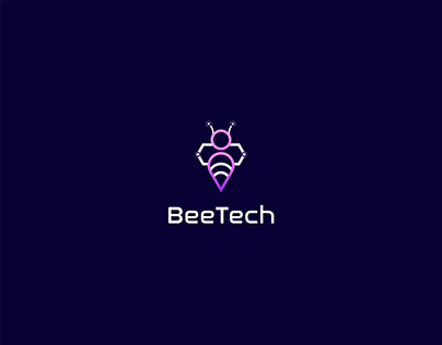 Bee Tech Logo Design | Technology logo design