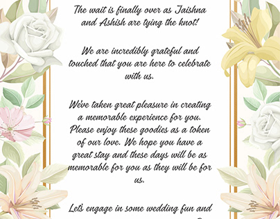 Project thumbnail - Wedding Invite