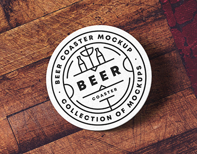 Beer Coaster Mock-up