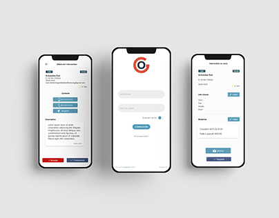UI design for orion go (app)