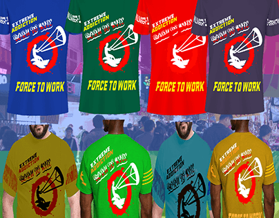 T-shirt design Born to kite