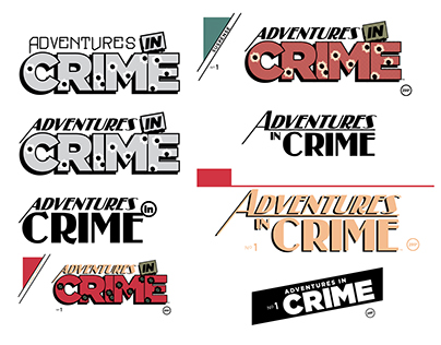 Adventures in Crime Title Treatments