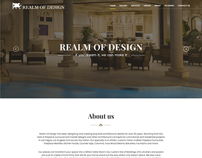 Realm Of Design - Html landing page