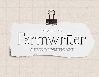 Farmwriter - Free Font