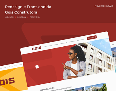 Gois Construtora - Novo Site | UI Design | Redesign