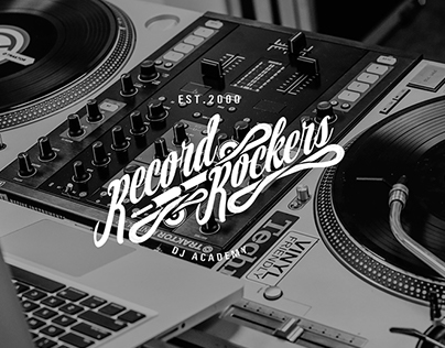 Record Rockers DJ Academy - Branding and Identity