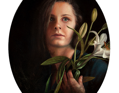 'The Oval Portrait', oil on canvas