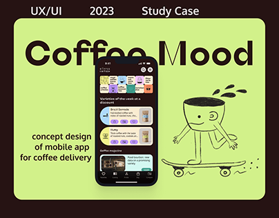 Project thumbnail - Coffee app design | UX/UI