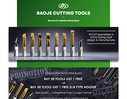 Baoje Cutting Tools: Banner Design