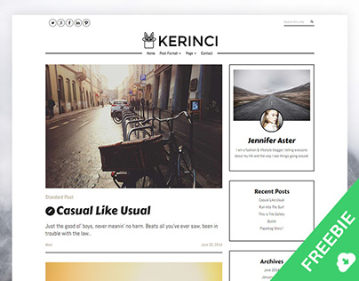 Kerinci Free WordPress Theme