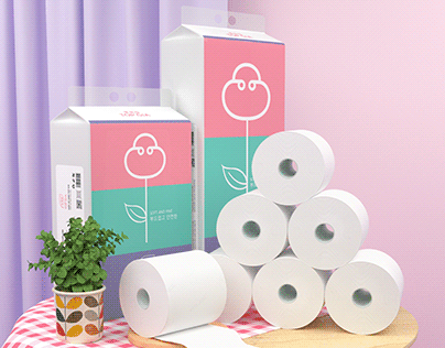Toilet paper packaging design