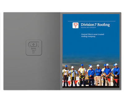 DIVISION 7 Industrial Roofing Quote Brochure & Folder