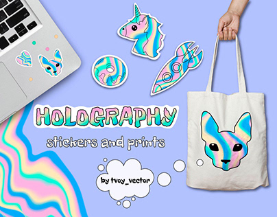 Holography — stickers and prints